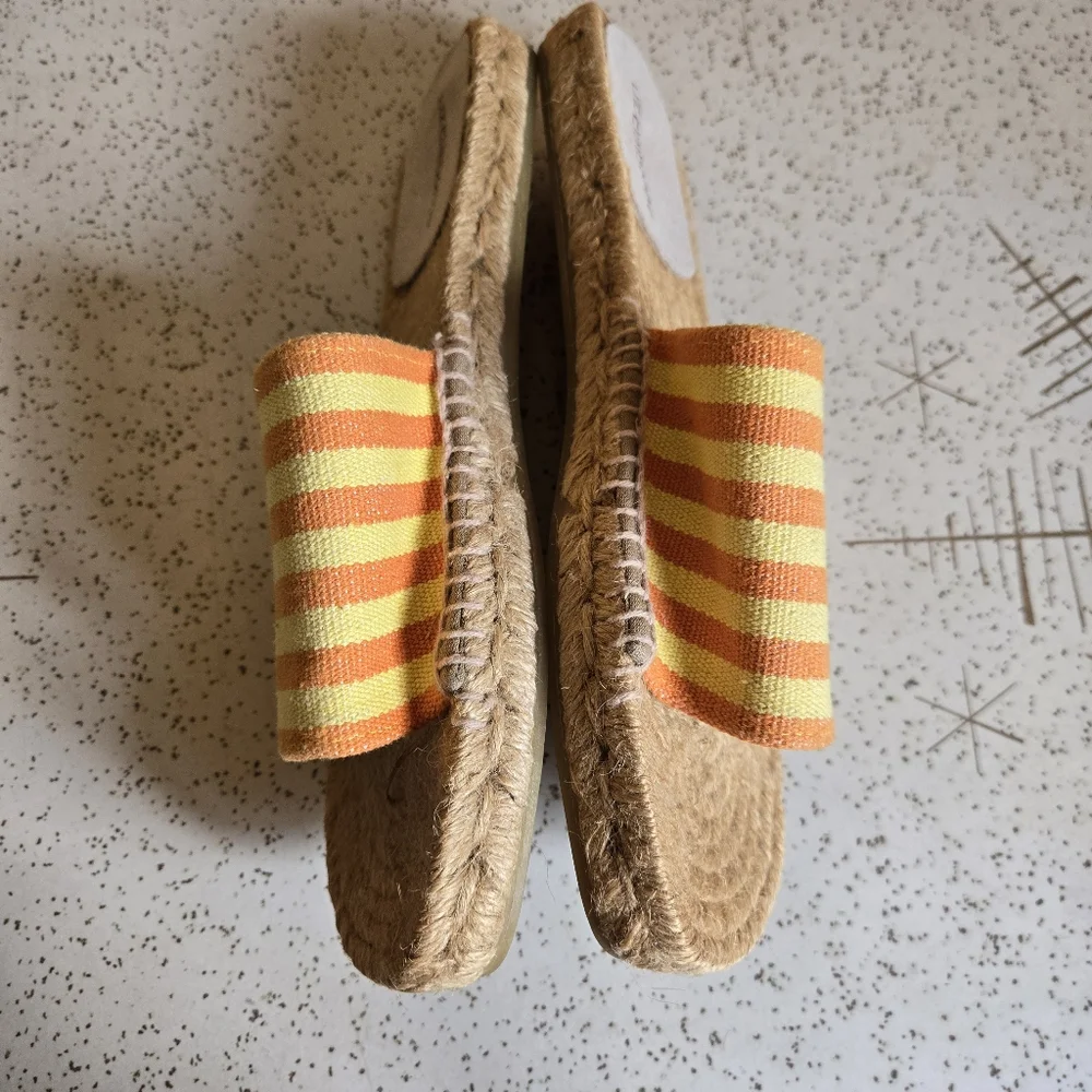 Liz Claiborne Espadrille Striped Slides
